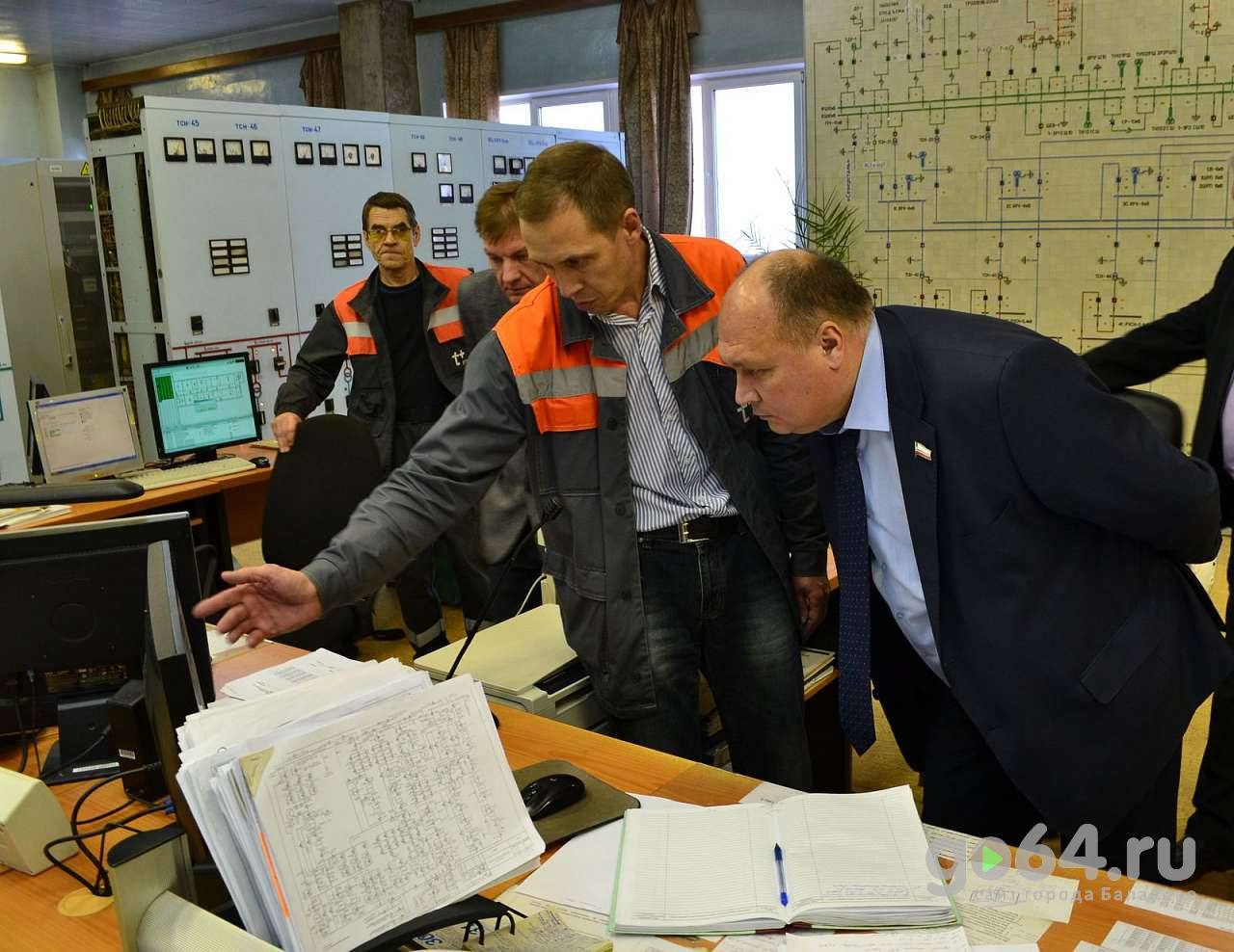 Министру показали ремонт на Балаковской ТЭЦ-4