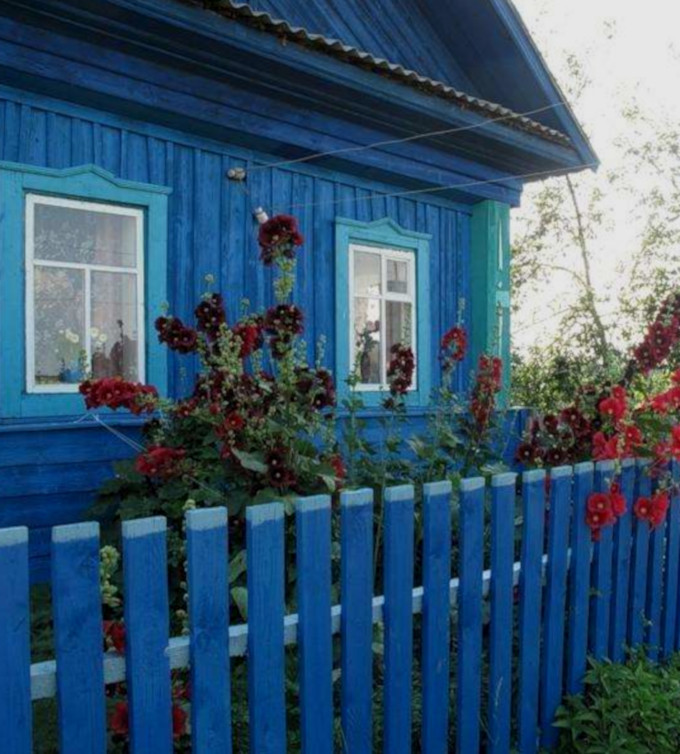 Палисадник в деревне фото